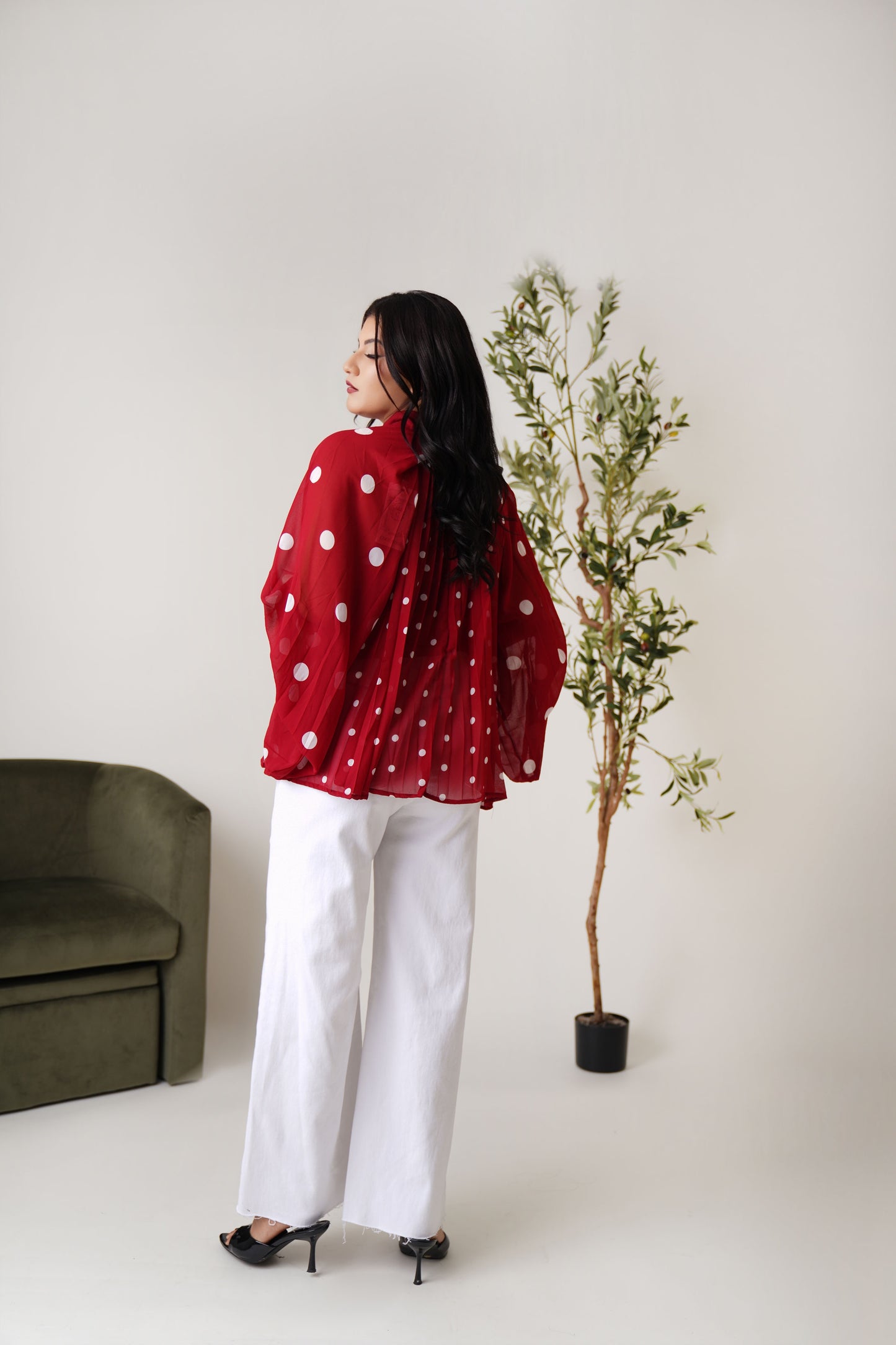 Blouse polka dot