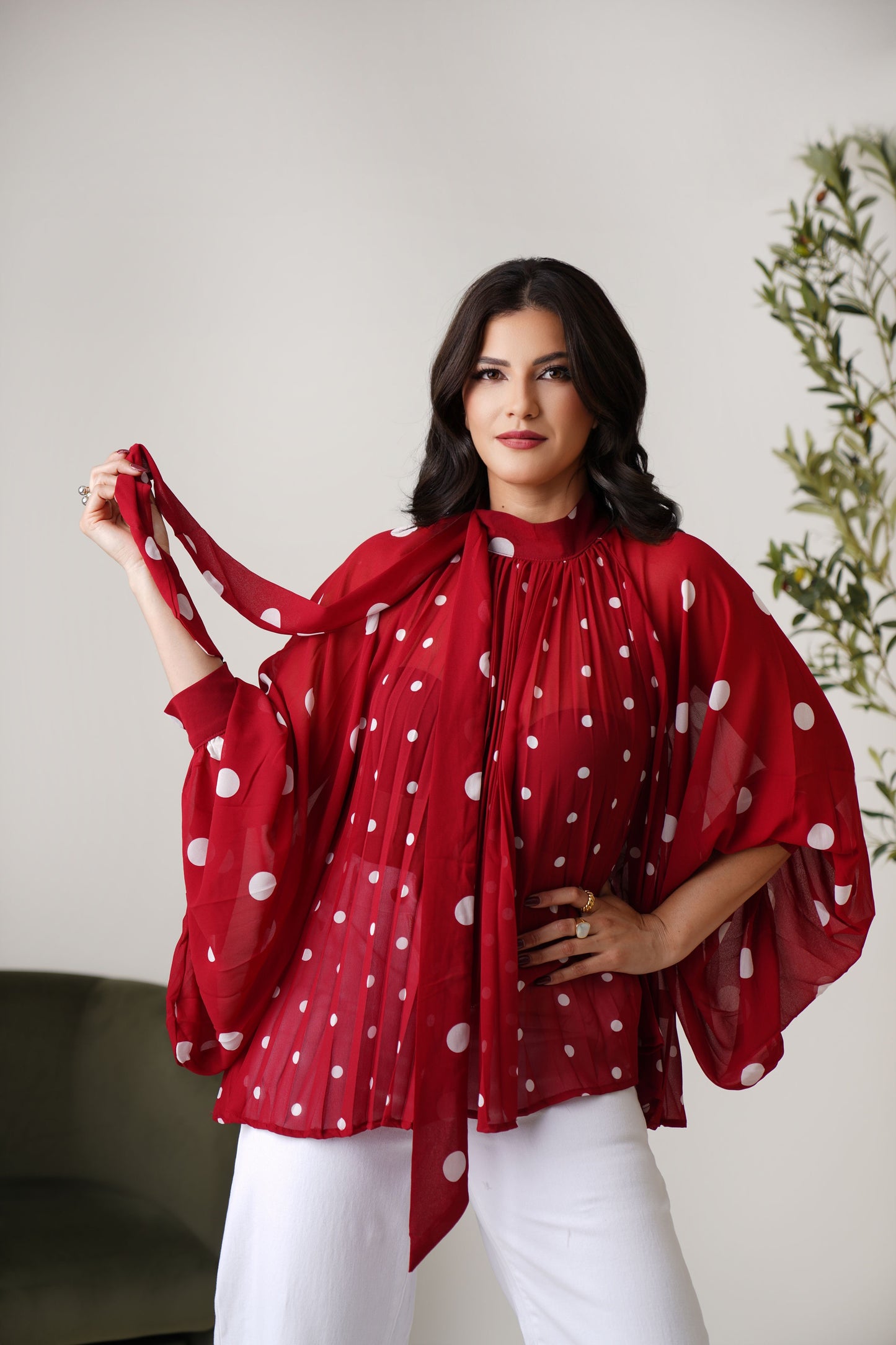 Blouse polka dot
