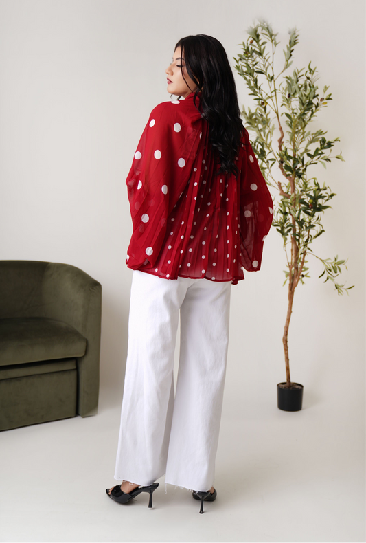 Blouse polka dot