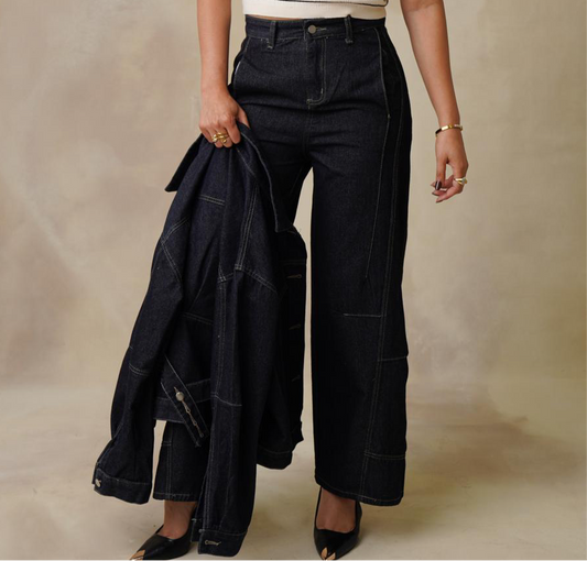 Indigo luxe Denim set