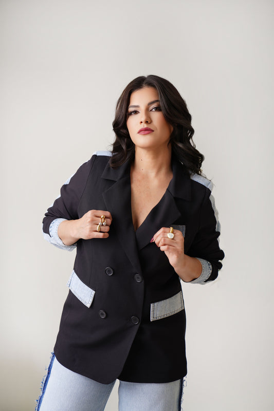 Blazer with Denim