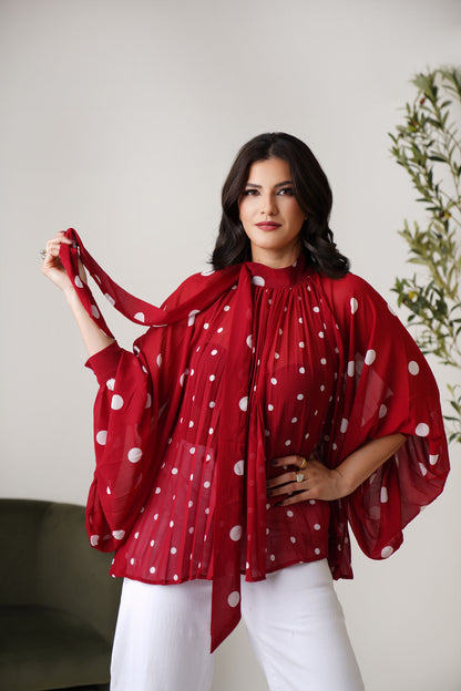 Blouse polka dot